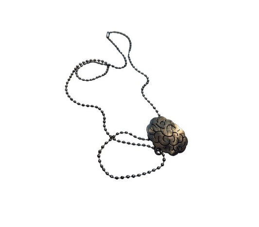 Brain logo necklace